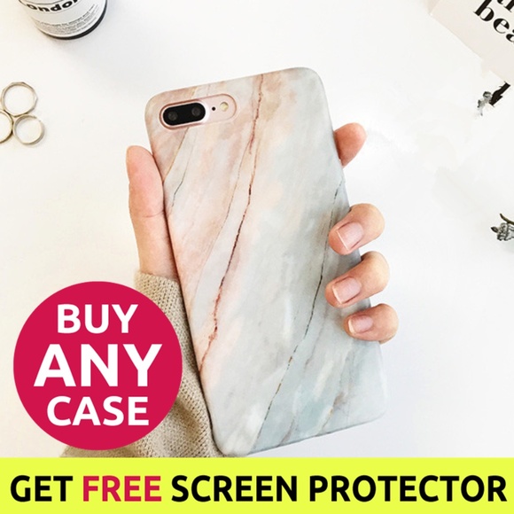 GoByte Accessories - ⚠️Clearance iPhone Max/XR/XS/X/8/Plus Marble Case